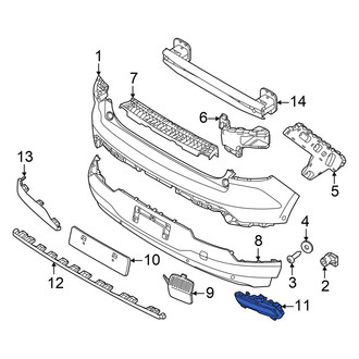 Volvo OE - Rear Right Reflector Panel