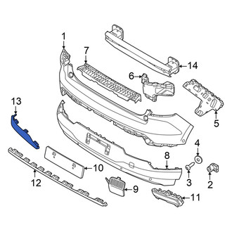 Volvo OE - Rear Left Bumper Trim