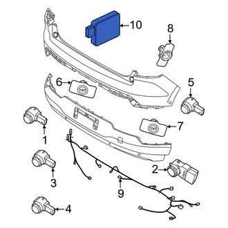Volvo OE - Rear Blind Spot Detection System Warning Sensor