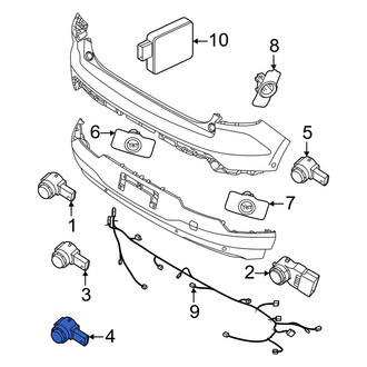 Volvo OE - Rear Center Parking Aid Sensor
