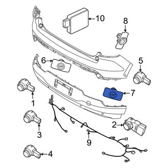 Volvo OE - Rear Right Outer Parking Aid Sensor Housing