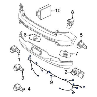 Volvo OE - Rear Parking Aid System Wiring Harness