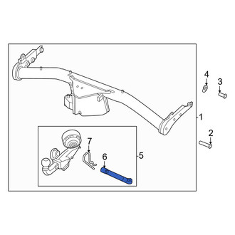 Volvo OE - Trailer Hitch Ball Mount Pin