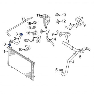 Volvo XC40 Radiator Hoses & Clamps | Lower, Upper — CARiD.com