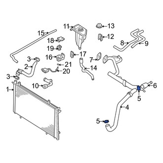 Volvo OE - Upper Radiator Hose Clamp