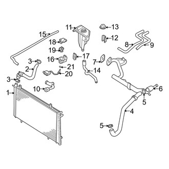 Volvo OE - Cooling - Radiator & Components (1.9L)