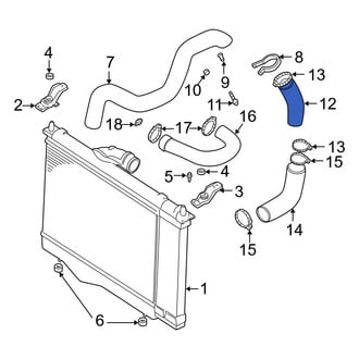 Volvo OE - Upper Intercooler Pipe
