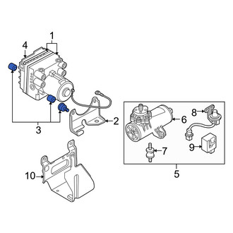 Volvo OE - ABS Hydraulic Assembly Spacer