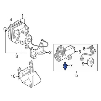 Volvo OE - Power Brake Booster Vacuum Pump Insulator