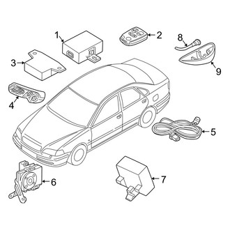 Volvo OE - Electrical - Alarm System (1.9L Gas)