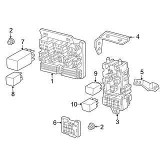 Volvo OE - Electrical Components (Junction and Relay Box), (1.9L)