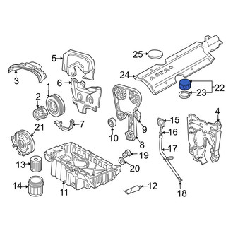 Volvo OE - Engine Oil Filler Cap