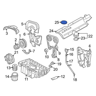 Volvo OE - Engine Oil Filler Cap