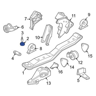 Volvo OE - Transmission Crossmember Insulator