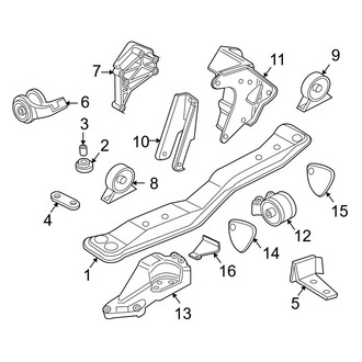 Volvo OE - Engine & Transmission Mounting (1.9L)