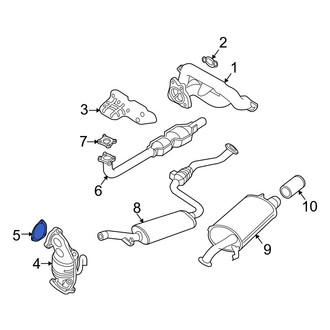 Volvo OE - Center Catalytic Converter Gasket