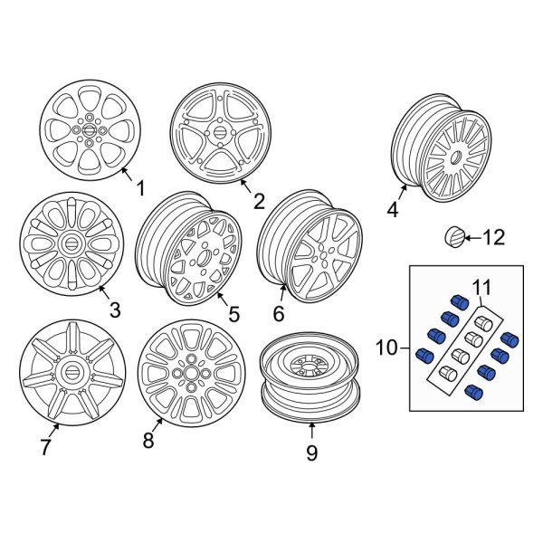 Wheel Lug Nut