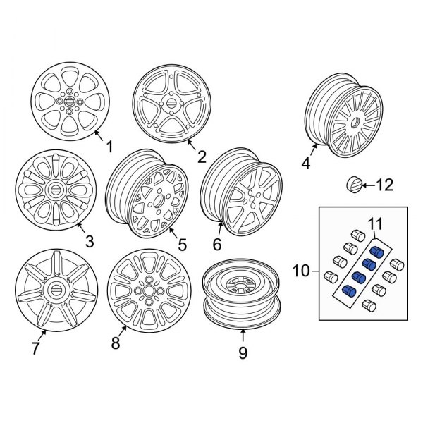 Wheel Lug Nut