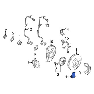 Volvo OE - Front Disc Brake Pad Set