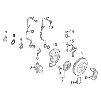 Volvo OE - Wheel Bearing Snap Ring