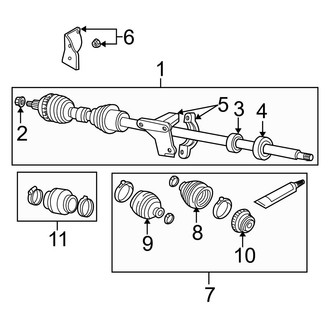 Volvo OE - Front Suspension - Drive Axles (1.9L)