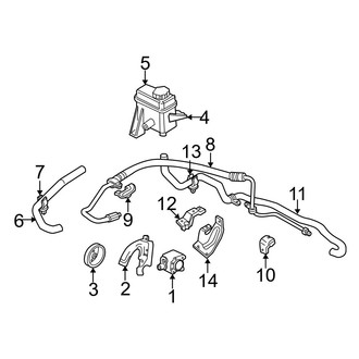 Volvo OE - Steering Gear & Linkage - Pump & Hoses (Base 1.9L Gas)