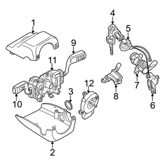 Volvo OE - Steering Column - Shroud, Switches & Levers (1.9L)