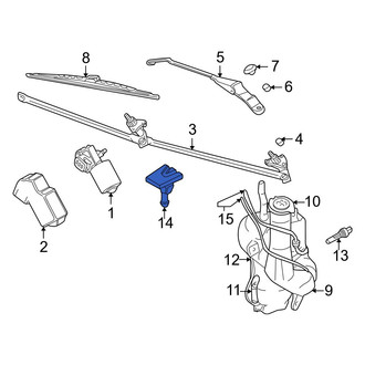 Volvo OE - Front Right Windshield Washer Nozzle