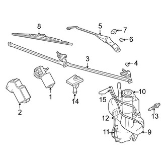Volvo OE - Windshield - Wiper & Washer Components (Base 1.9L Gas)