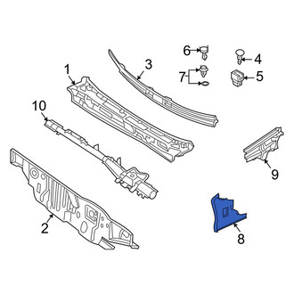 Volvo OE - Front Left Dashboard Panel Bracket