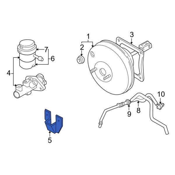 Brake Master Cylinder Bracket