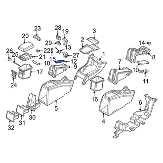 Volvo OE - Console Lid