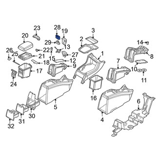 Volvo OE - Console Mat