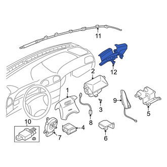 Volvo OE - Left Curtain Air Bag Bracket