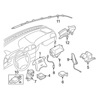 Volvo OE - Restraint Systems - Air Bag Components (1.9L)