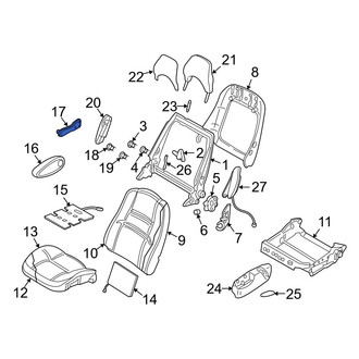 Volvo OE - Left Seat Armrest Bracket
