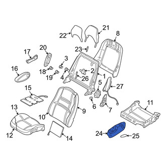 Volvo OE - Front Left Seat Trim Panel