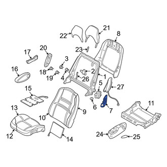 Volvo OE - Front Left Seat Trim Panel