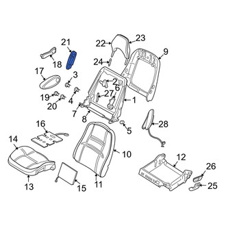 Volvo OE - Right Seat Armrest Bracket