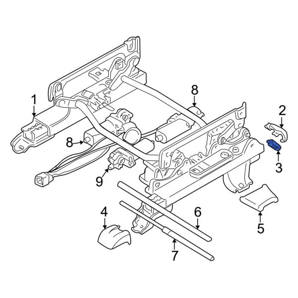 Seat Adjuster Cap