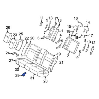 Volvo OE - Rear Seat Hinge