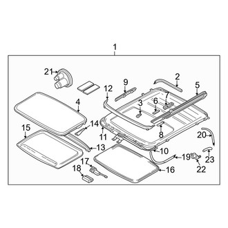 Volvo OE - Roof - Sunroof (Base)