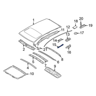 Volvo OE - Roof Drip Molding Bracket
