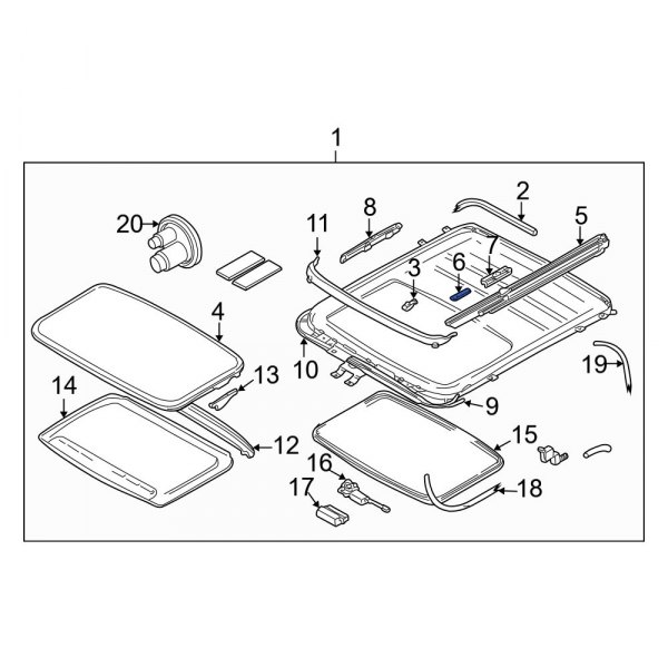 Sunroof Guide Rail