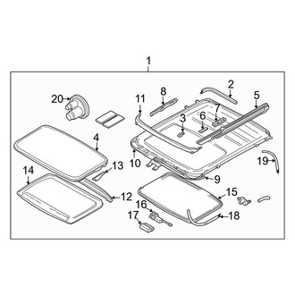 Volvo OE - Roof - Sunroof (Base)
