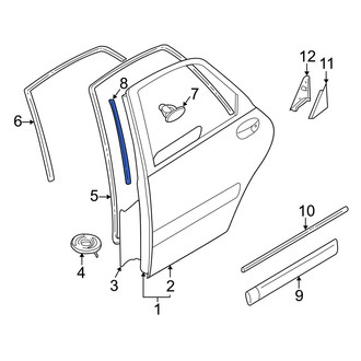 Volvo OE - Door Outer Panel Seal