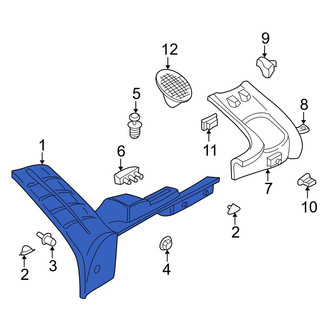 Volvo OE - Rear Left Forward Interior Quarter Panel Trim Panel