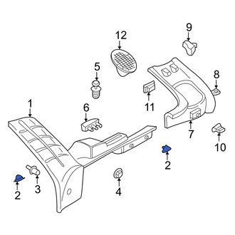 Volvo OE - Quarter Panel Trim Panel Clip