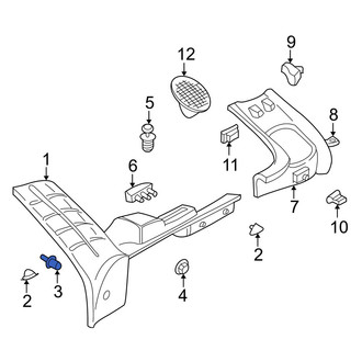 Volvo OE - Quarter Panel Trim Panel Clip