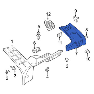 Volvo OE - Rear Left Forward Interior Quarter Panel Trim Panel